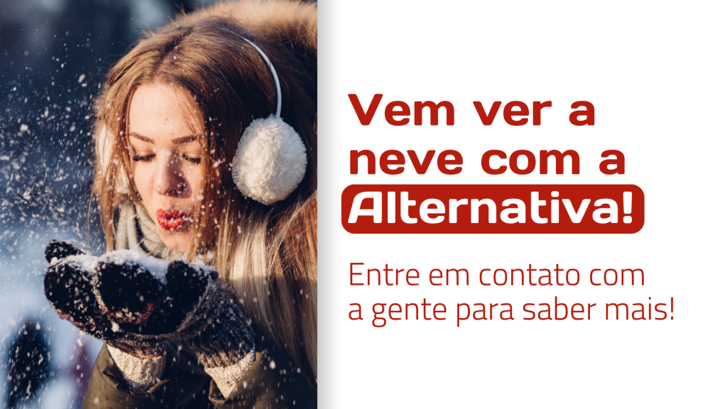 Conheça a neve em gramado! Viaje com a Alternativa Car e aproveite!